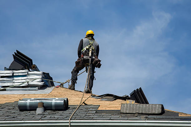Professional Roofing technician working in Winona Lake, IN